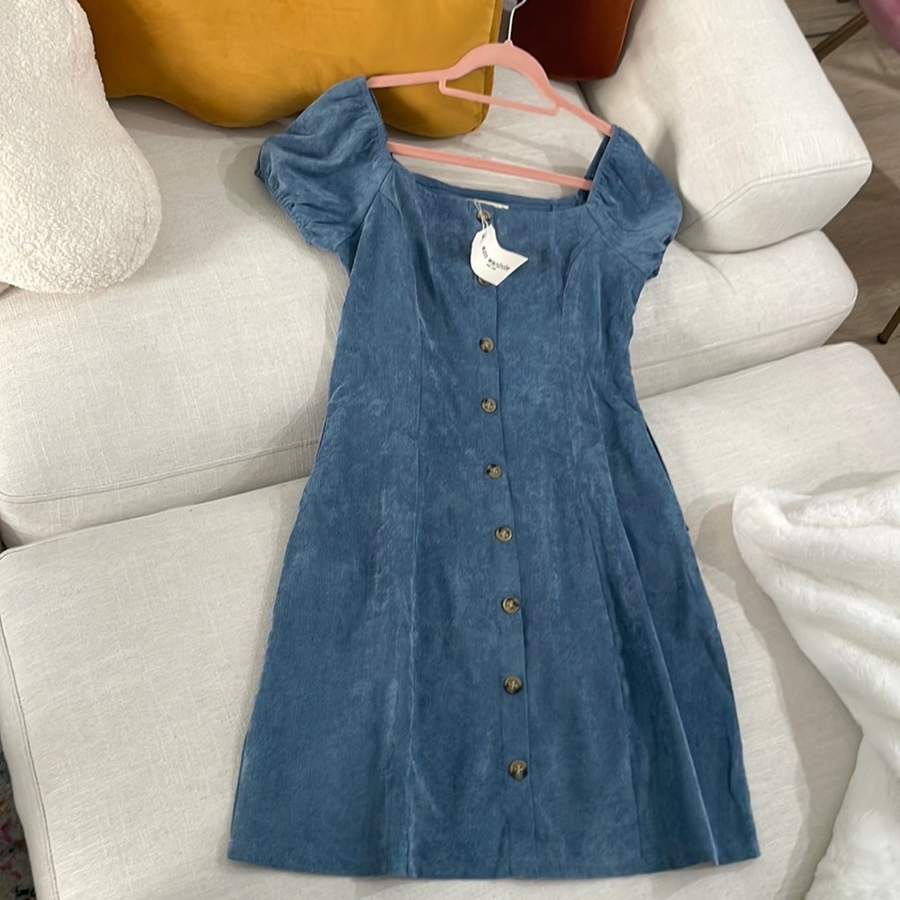 Blue dress